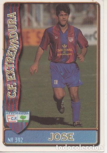 Sammelleidenschaft Sport: Cromo E003709: Trading Card. Las Fichas de la Liga 96-97. n&ordm; 392 Jos&eacute;, C.F. Extremadura - LFP