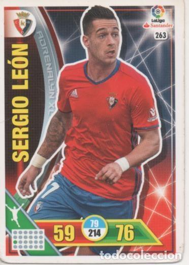 Coleccionismo deportivo: Cromo E002750: Trade Card Game Adrenalyn. Liga 2016-17, Sergio Le&oacute;n. C.A.Osasuna - LFP