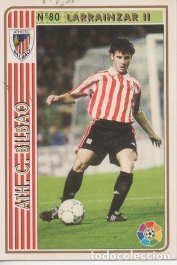 Coleccionismo deportivo: Cromo E003509: Trading Card. Las Fichas de la Liga 94-95. n&ordm; 80 Larrainzar II, Ath.C.Bilbao - LFP