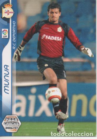 Collezionismo sportivo: Cromo E004143: Trading Card. Mega Cracks 06-07. n&ordm; 92 Munua. Portero. R.C. Deportivo - LPF