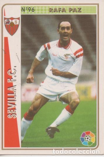 Collezionismo sportivo: Cromo E003514: Trading Card. Las Fichas de la Liga 94-95. n&ordm; 96 Rafa Paz, Sevilla F.C. - LFP