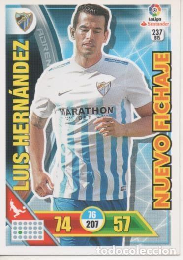 Coleccionismo deportivo: Cromo E002738: Trade Card Game Adrenalyn. Liga 2016-17, Luis Hern&aacute;ndez. M&aacute;laga. C.F. - LFP