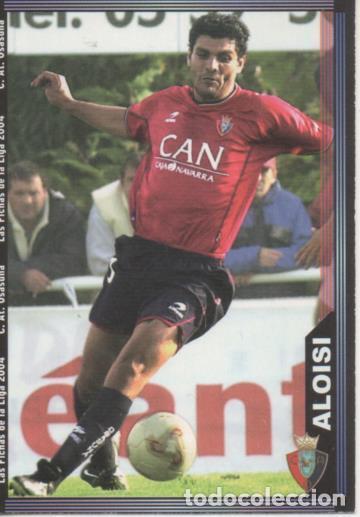 Sports collectibles: Cromo E004299: Trading Card. Las Fichas de la Liga 2004. n&ordm; 290 Aloisi. Delantero. C.A.. Osasuna - L