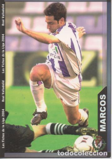 Sports collectibles: Cromo E004308: Trading Card. Las Fichas de la Liga 2004. n&ordm; 358 Marcos. Defensa. R. Valladolid - LPF