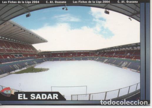 Collectionnisme sportif: Cromo E004292: Trading Card. Las Fichas de la Liga 2004. n&ordm; 272 El Sadar C.A. Osasuna - LPF