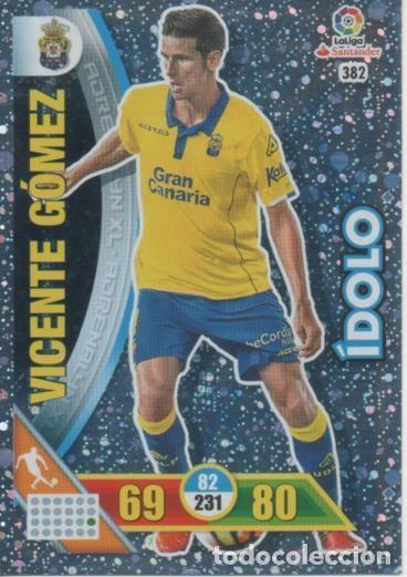Collectionnisme sportif: Cromo E002782: Trade Card Game Adrenalyn. Liga 2016-17, &Iacute;dolo. Vicente G&oacute;mez. U.D. Las Palmas - LFP