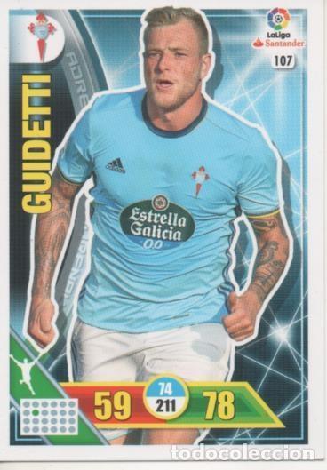 Collectionnisme sportif: Cromo E002691: Trade Card Game Adrenalyn.Liga 2016-17, Guidetti. Real Club Celta de Vigo - LFP