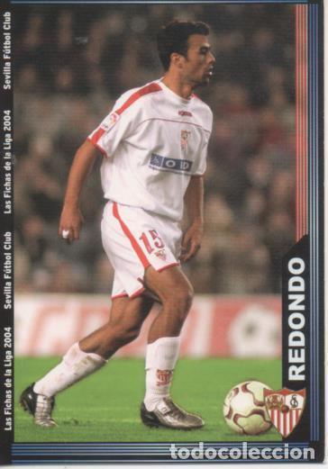Collectionnisme sportif: Cromo E004290: Trading Card. Las fichas de la Liga 2004. n&ordm; 256 Redondo. Defensa. Sevilla C.F. - LP