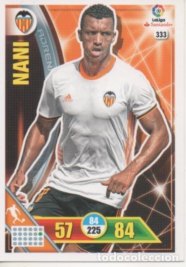 Collectionnisme sportif: Cromo E002774: Trade Card Game Adrenalyn. Liga 2016-17, Nani. Valencia. C.F. - LFP
