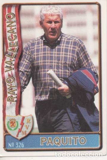 Collezionismo sportivo: Cromo E003690: Trading Card. Las Fichas de la Liga 96-97. n&ordm; 326 Paquito, Rayo Vallecano - LFP