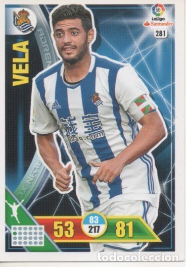 Collezionismo sportivo: Cromo E002755: Trade Card Game Adrenalyn. Liga 2016-17, Vela. Real Sociedad - LFP