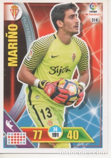 Collezionismo sportivo: Cromo E002768: Trade Card Game Adrenalyn. Liga 2016-17, Mari&ntilde;o. Real Sporting de Gij&oacute;n - LFP