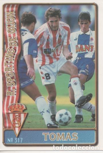 Collezionismo sportivo: Cromo E003680: Trading Card. Las Fichas de la Liga 96-97. n&ordm; 317 Tomas, R. Sporting de Gij&oacute;n - LFP