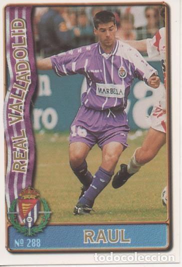Collectionnisme sportif: Cromo E003646: Trading Card. Las Fichas de la Liga 96-97. n&ordm; 288 Raul, R. Valladolid - LFP