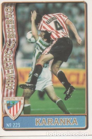 Collectionnisme sportif: Cromo E003616: Trading Card.Las Fichas de la Liga 96-97. n&ordm; 223 Karanika, Athl. C. de Bilbao - LFP