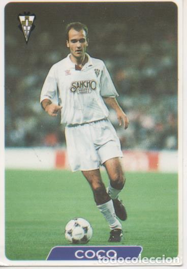 Coleccionismo deportivo: Cromo E004013: Trading Card. Las Fichas de la Liga 95-96. n&ordm; 293 Coco. Defensa. S.D. Albacete - LPF