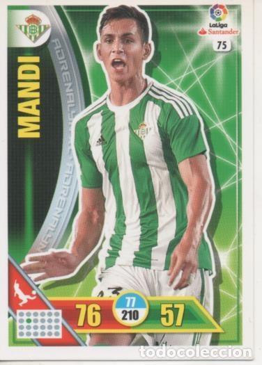 Coleccionismo deportivo: Cromo E002678: Trade Card Game Adrenalyn. Liga 2016-17, Mandi. Real Betis Balonpie - LFP
