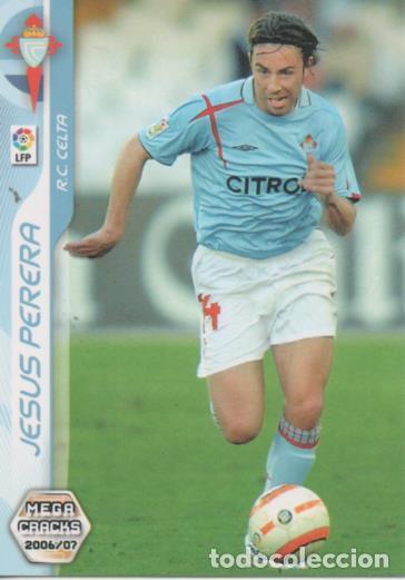 Coleccionismo deportivo: Cromo E004142: Trading Card. Mega Cracks 06-07. n&ordm; 90 J&eacute;sus Perera. Delantero. R.C. Celta - LPF