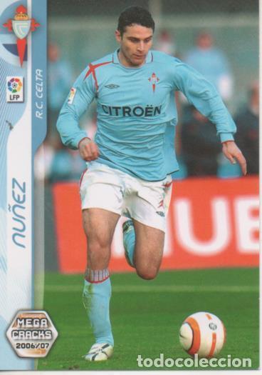 Coleccionismo deportivo: Cromo E004135: Trading Card. Mega Cracks 06-07. n&ordm; 83 Nu&ntilde;ez. Medio. R.C. Celta - LPF