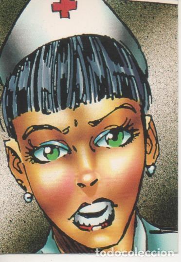 Coleccionismo deportivo: Cromo E003242: Trading Card. The Savage Dragon, n&ordm; 34 Name-Calling - Erik Larsen