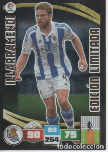 Coleccionismo deportivo: Cromo E002670: Trade Card Game Adrenalyn. Liga 2015-16, Edici&oacute;n Limitada. Illarramendi. Real Socieda