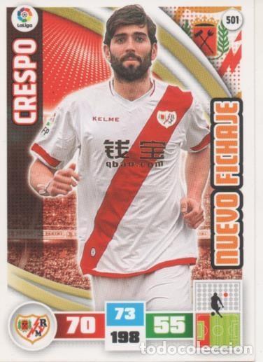 Coleccionismo deportivo: Cromo E002668: Trade Card Game Adrenalyn. Liga 2015-16, Nuevo Fichaje. Crepo. Rayo Vallecano de Madr