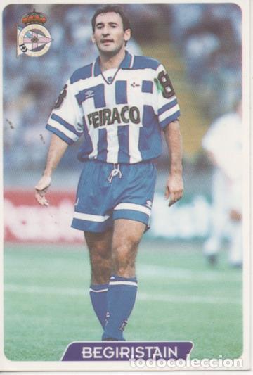 Collezionismo sportivo: Cromo E003944: Trading Card. Las Fichas de la Liga 95-96, n&ordm; 31 Begiristain. Centrocampista. R.C.D.