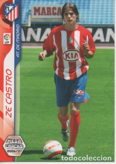 Collectionnisme sportif: Cromo E004092: Trading Card. Mega Cracks 06-07. n&ordm; 25 Ze Castro. Defensa. At. de Madrid - LPF
