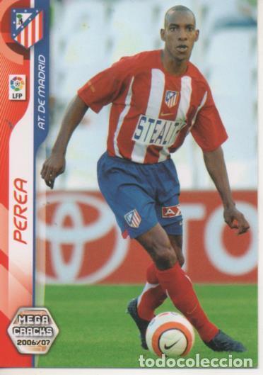 Sammelleidenschaft Sport: Cromo E004090. Trading Card. Mega Cracks 06-07. n&ordm; 23 Perea. Defensa. At. de Madrid - LPF