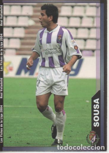 Sammelleidenschaft Sport: Cromo E004309: Trading Card. Las Fichas de la Liga 2004. n&ordm; 361 Sousa. R.Valladolid - LPF