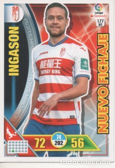 Coleccionismo deportivo: Cromo E002708: Trade Card Game Adrenalyn. Liga 2016-17, Ingason. Granada. C.F. - LFP
