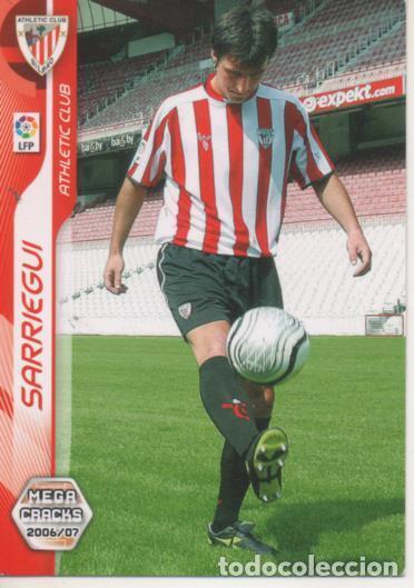 Coleccionismo deportivo: Cromo E004078: Trading Card. Mega Cracks 06-07. n&ordm; 4 Sarriegui. Defensa. At.C. de Bilbao - LPF