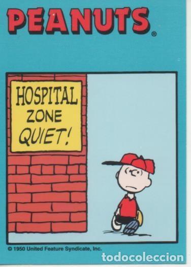 Coleccionismo deportivo: Cromo E003324: Trading Card. Peanuts Classics, n&ordm; 62, July 7, 1979 - M. Schulz