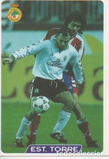 Coleccionismo deportivo: Cromo E003992: Trading Card. Las Fichas de la Liga 95-96. n&ordm; 204. Est. Torre. Centrocampista. R.C. R