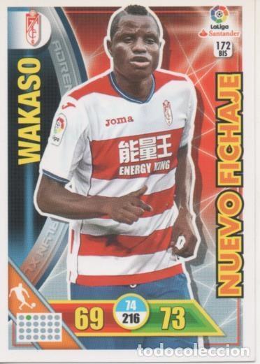 Coleccionismo deportivo: Cromo E002704: Trade Card Game Adrenalyn. Liga 2016-17, Wakaso. Granada C.F. - LFP