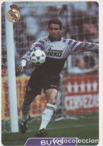 Coleccionismo deportivo: Cromo E003914: Trading Card. Las Fichas de la Liga 95-96, n&ordm; 3 Fco. Buyo Sanchez. Real Madrid - LPF