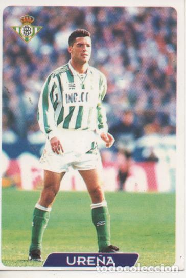 Coleccionismo deportivo: Cromo E003957: Trading Card. Las Fichas de la Liga 95-96, n&ordm; 43 Ure&ntilde;a. Defensa. R.Betis Balonpi&eacute; - L