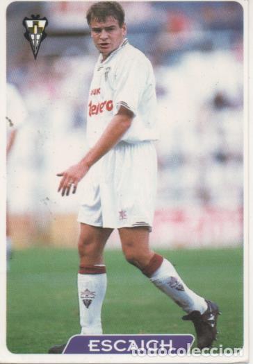 Sports collectibles: Cromo E004021: Trading Card. Las Fichas de la Liga 95-96. n&ordm; 305 Escaich. Delantero. S.D. Albacete -