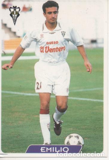 Sammelleidenschaft Sport: Cromo E004019: Trading Card. Las Fichas de la Liga 95-96. n&ordm; 301 Emilio. Centrocampista. S.D. Albace