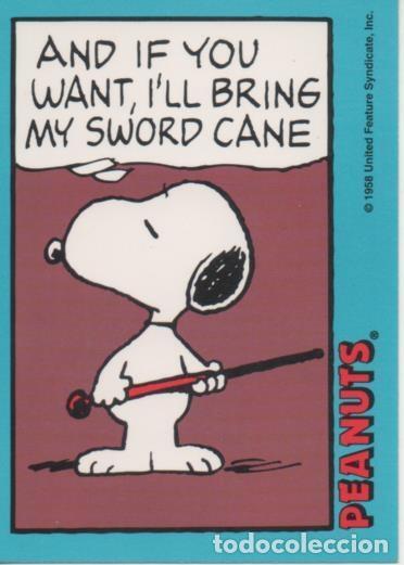 Coleccionismo deportivo: Cromo E003366: Trading Card. Peanuts Classics, n&ordm; 123 July 24, 1989 - M. Schulz