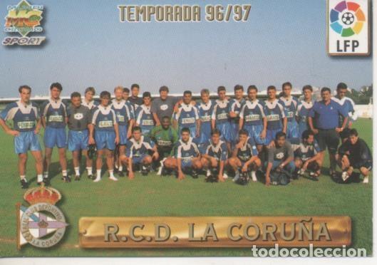 Collectionnisme sportif: Cromo E003720: Trading Card. Las Fichas de la Liga 96-97. n&ordm; 145 R.C.D. La Coru&ntilde;a, Temporada 96/97 -