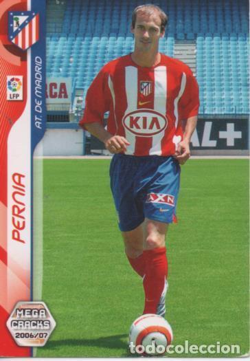 Collectionnisme sportif: Cromo E004093: Trading Card. Mega Cracks 06-07. n&ordm; 26 Pernia. Defensa. At. de Madrid - LPF