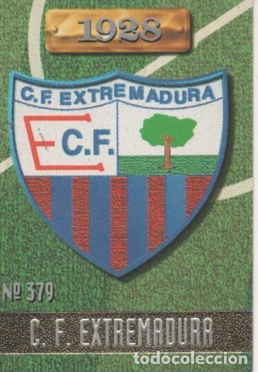 Collectionnisme sportif: Cromo E003716: Trading Card. Las Fichas de la Liga 96-97. n&ordm; 379 Escudo C.F. Extremadura - LFP