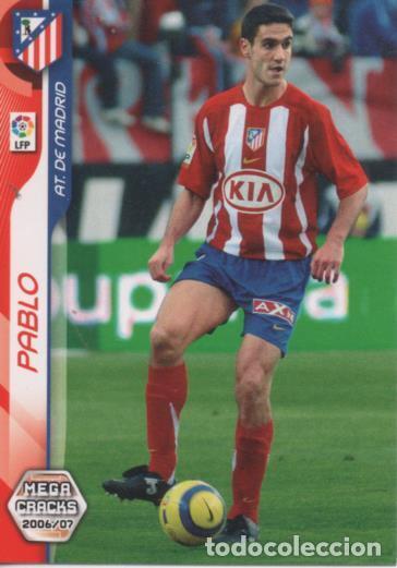 Sammelleidenschaft Sport: Cromo E004091. Trading Card. Mega Cracks 06-07. n&ordm; 24 Pablo. Defensa. At. de Madrid - LPF