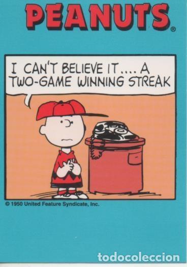 Collectionnisme sportif: Cromo E003353: Trading Card. Peanuts Classics, n&ordm; 104 April 23, 1969 - M. Schulz