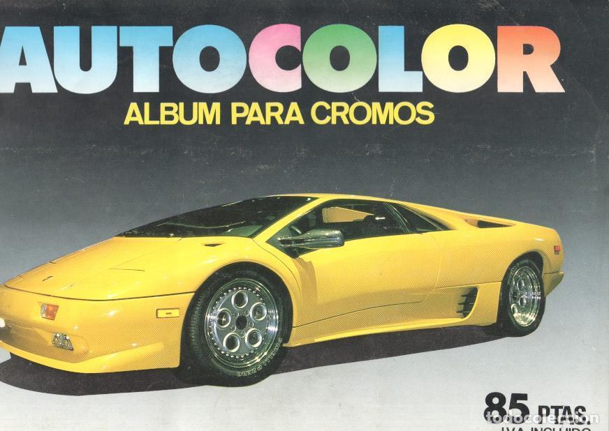Collectionnisme sportif: Album cromos: Autocolor (CROMOS PEGADOS) -