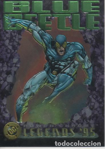 Sammelleidenschaft Sport: Cromo E004678: Trading Card. DC Power Chrome. Legends'95, n&ordm; 67 Blue Beetle - M. Campos
