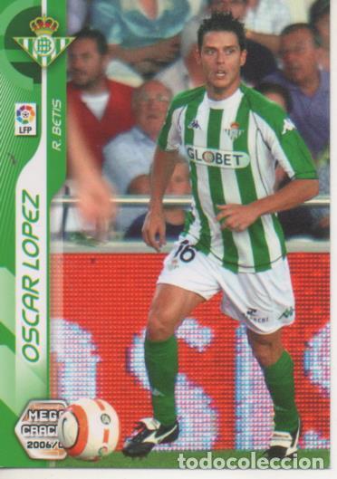 Sammelleidenschaft Sport: Cromo E004114: Trading Card. Mega Cracks 06-07. n&ordm; 62 Oscar Lopez. Defensa. R. Betis Balonpi&eacute; - LPF