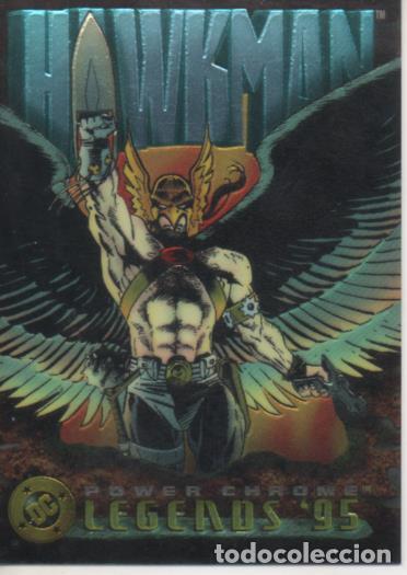 Collectionnisme sportif: Cromo E004662: Trading Card. DC Power Chrome. Legends'95, n&ordm; 50 Hawkman - S. Lieber
