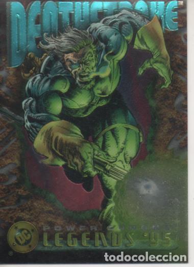 Collectionnisme sportif: Cromo E004660: Trading Card. DC Power Chrome. Legends'95, n&ordm; 47 Deathstroke - S. Cariello
